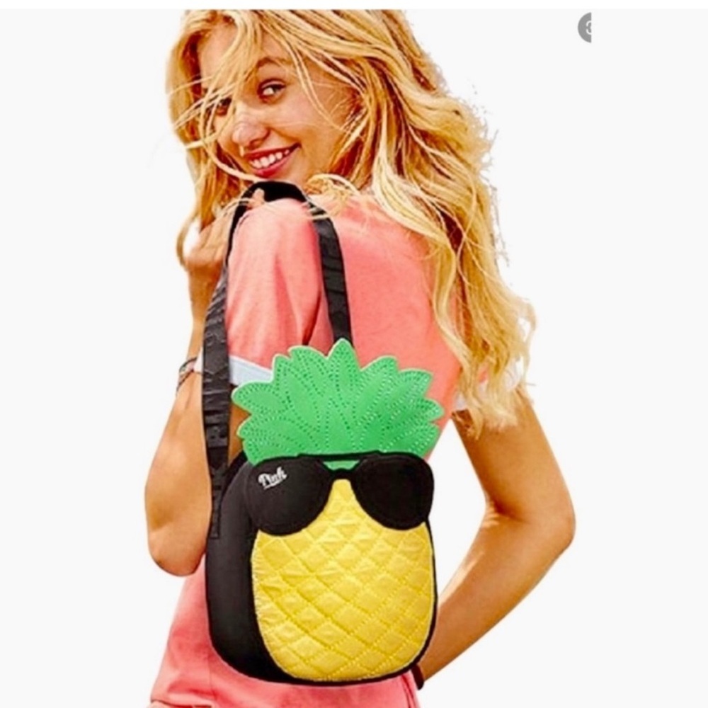 💛💚Pink Victoria secret 
Pineapple Kids Shoulder Bag - Green and Yellow. Box #B💛💚